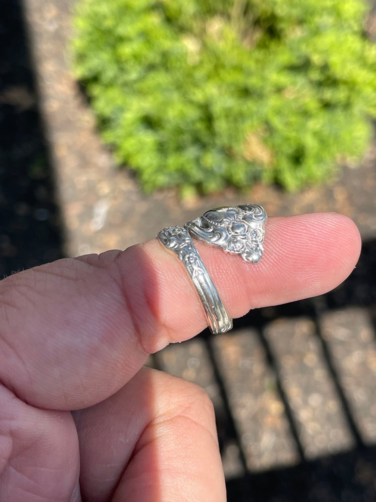 925 Sterling Silver Lunt Eloquence Spoon Ring Size 7