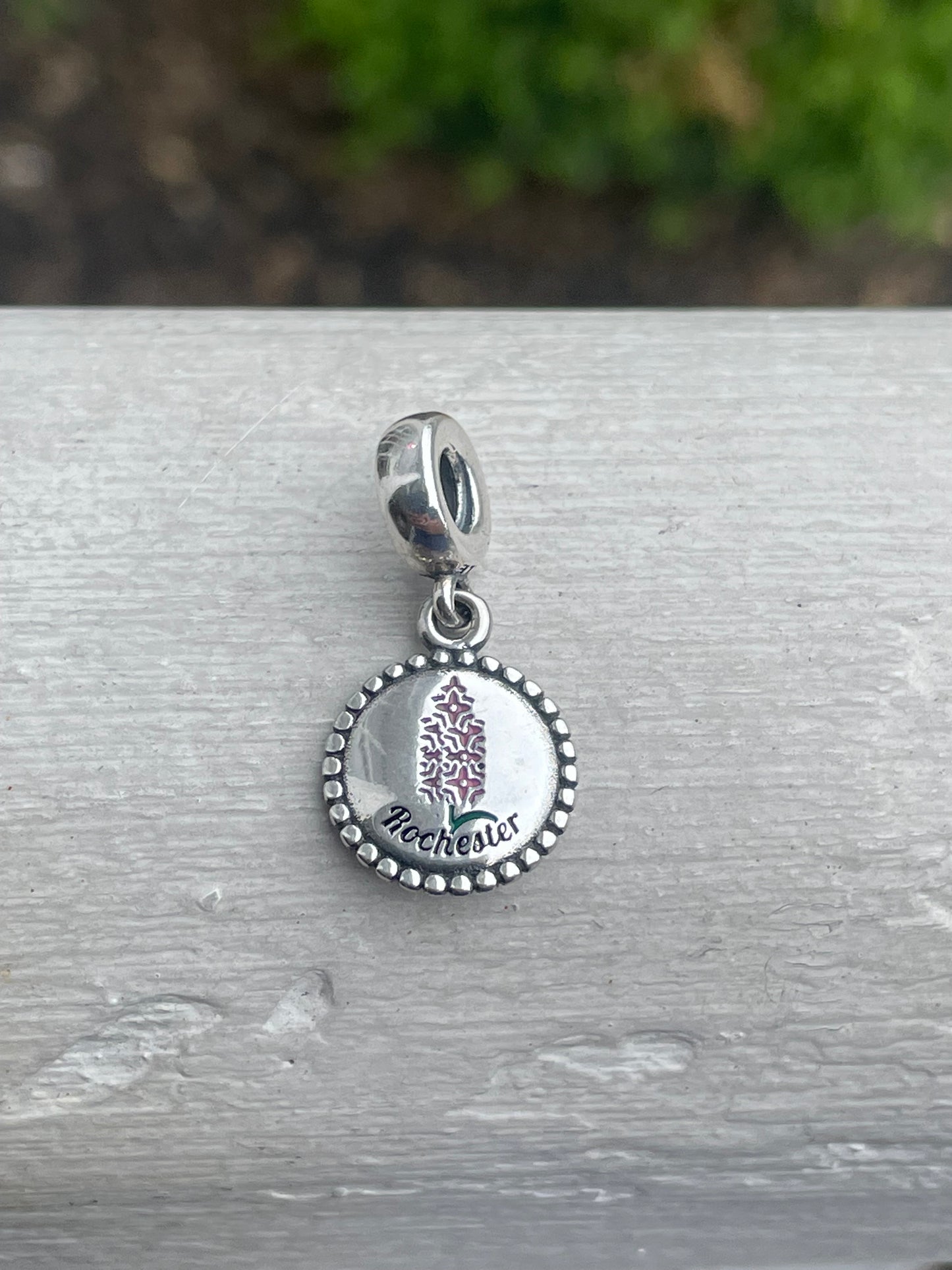Pandora Rochester NY Exclusive New York State Dangle Travel Charm