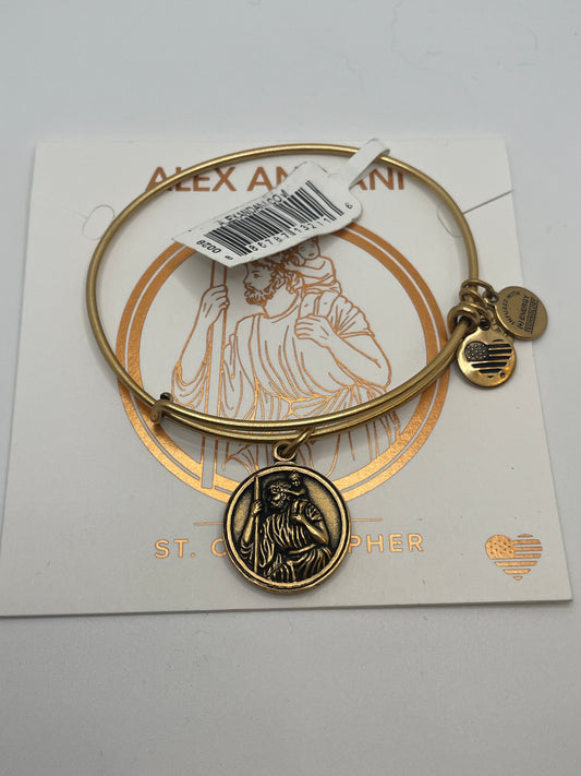Alex and Ani Gold Color Saint Christopher Bracelet ~ New with tags