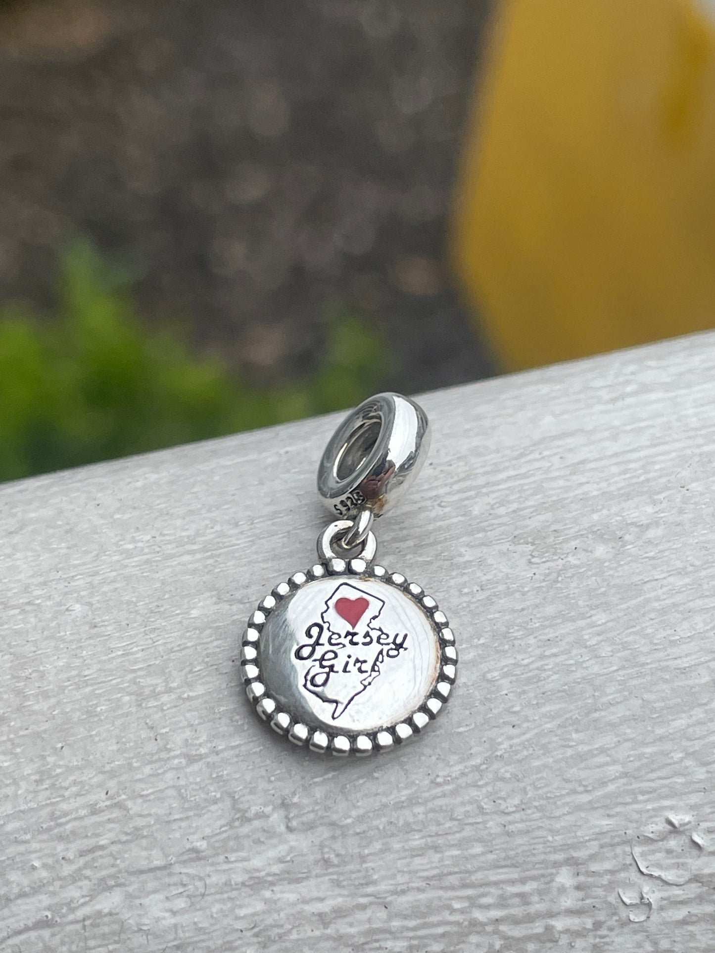 Pandora Jersey Girl New Jersey State Exclusive Dangle Moments Travel Charm