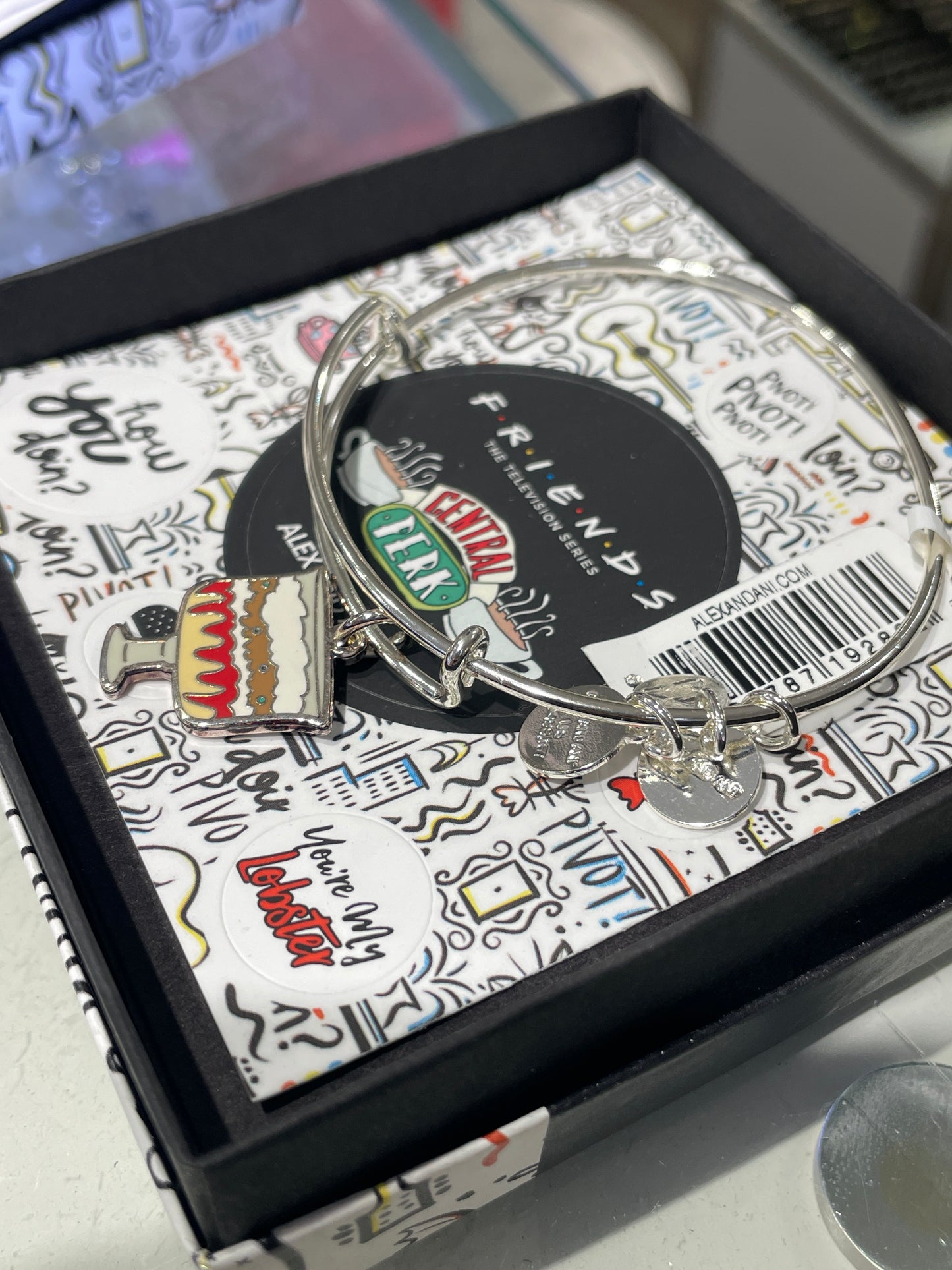 Alex and Ani Friends the TV Show English Trifle Bracelet AS20EBFRD3SS