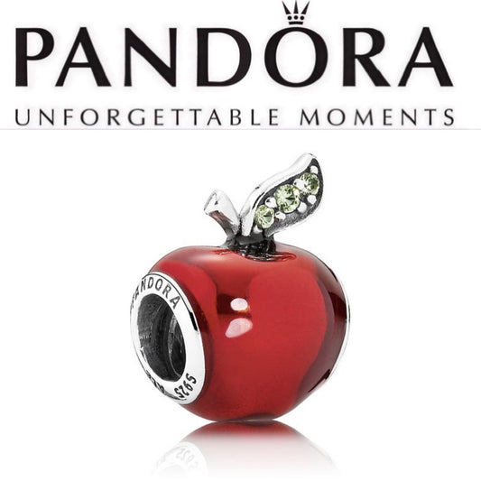 Disney x Pandora Snow White Metallic Red Enamel Apple Charm 791572EN73