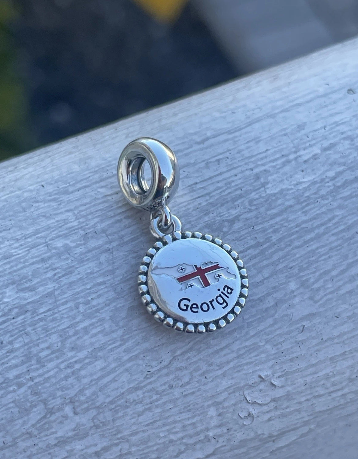 Pandora Country of Georgia Exclusive Destination Map Travel Dangle Charm