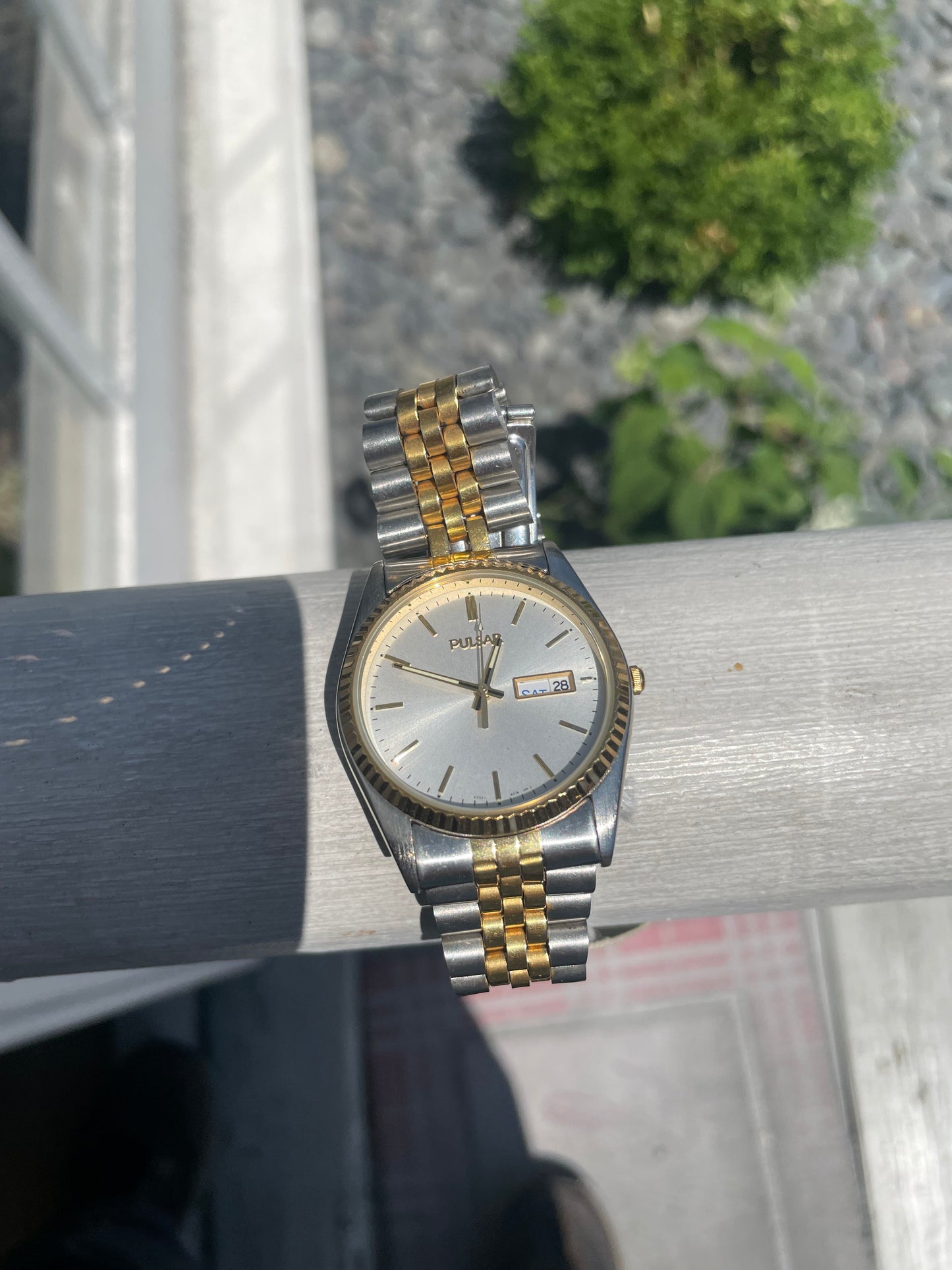 Men’s Vintage Two-tone Pulsar Watch