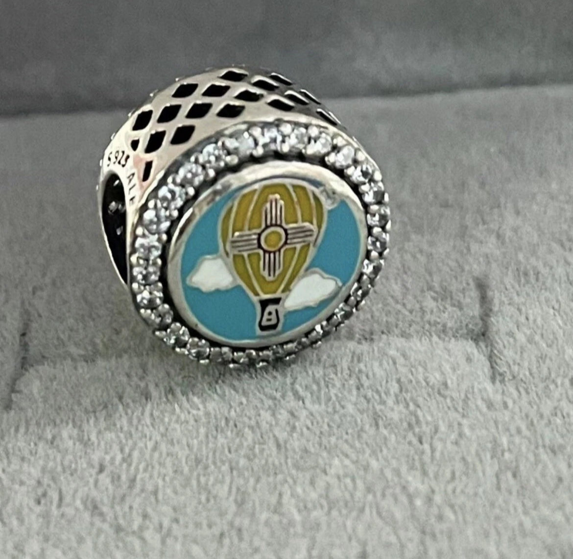 Pandora New Mexico State Exclusive Round Signet Charm