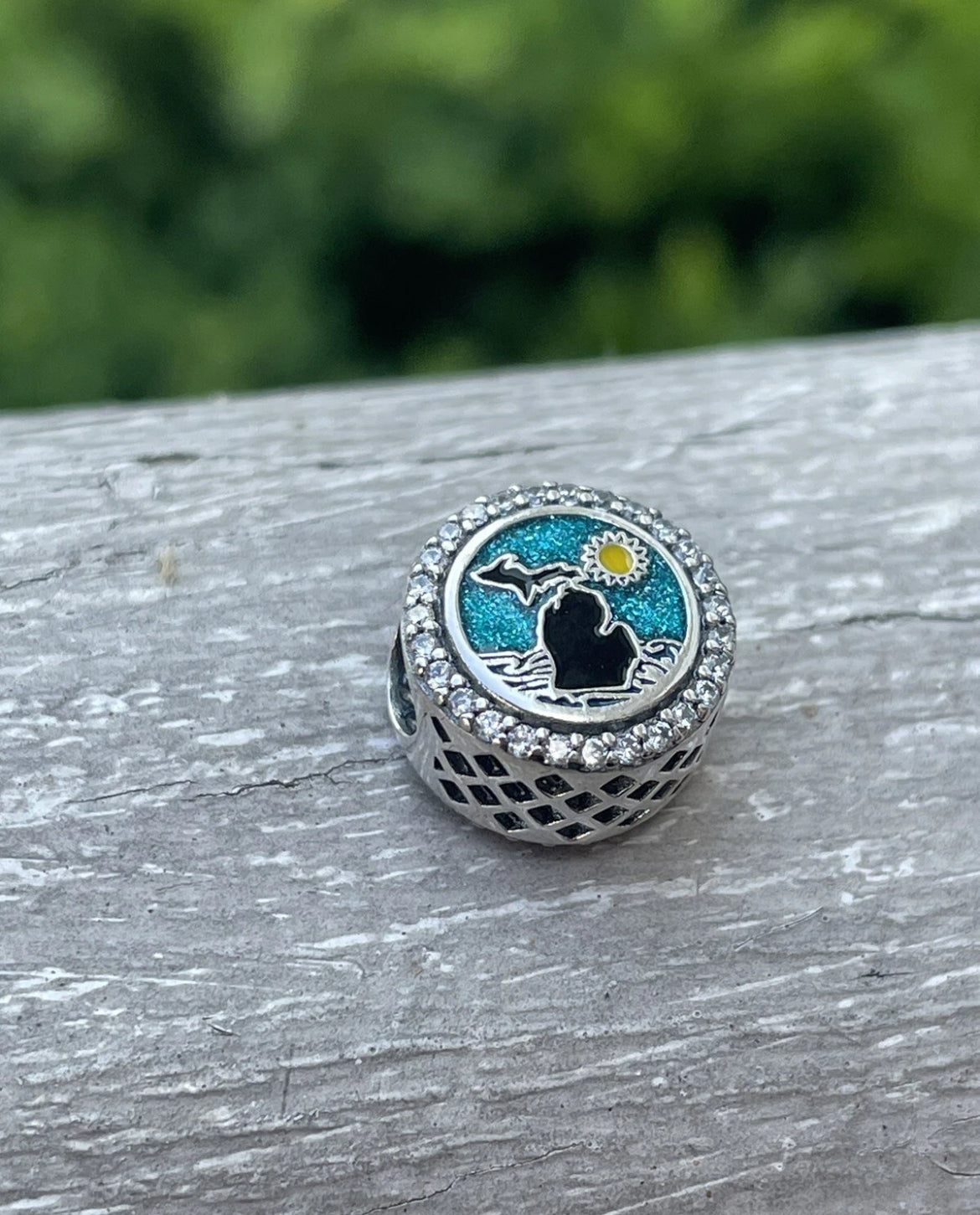 Pandora Michigan State Exclusive Travel Destination Signet Charm