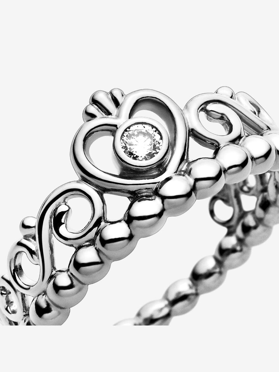 Pandora My Princess Beaded Crown Ring