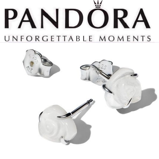 Pandora Rose in Bloom Mother of Pearl Earrings 293209C01