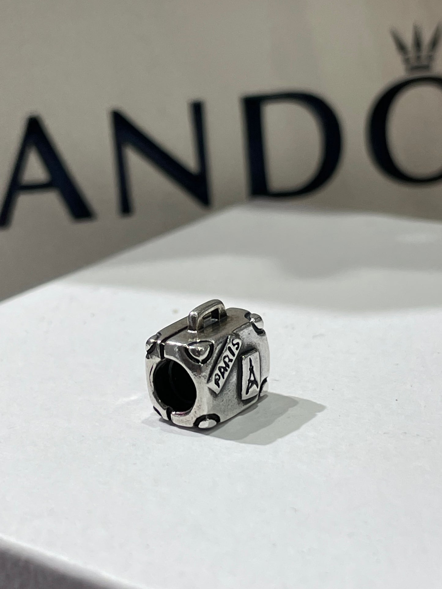 Retired Pandora Luggage Suitcase Travel Charm 790362