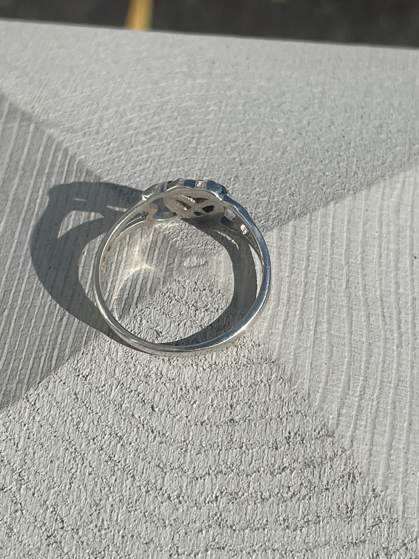 925 Sterling Silver My Love’s Infinite Band Ring Size 10