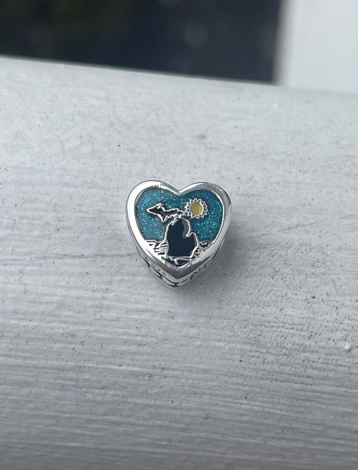 Pandora Michigan State Exclusive Travel Destination Heart Charm