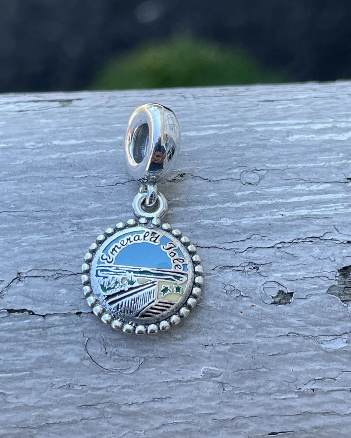 Pandora Emerald Isle North Carolina Exclusive Vacation Destination Beach Travel Dangle Charm
