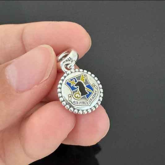 Pandora Military United States Air Force Dangle Moments Charm