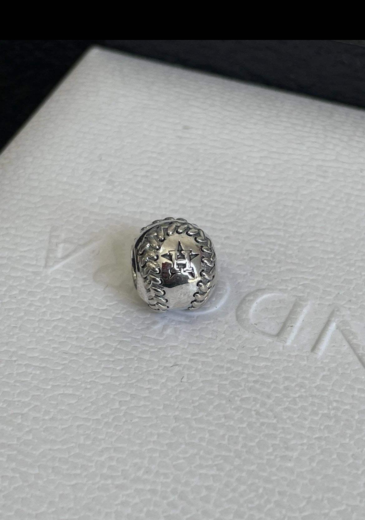 Houston Astros Engraved Baseball Charm USB790969-G011
