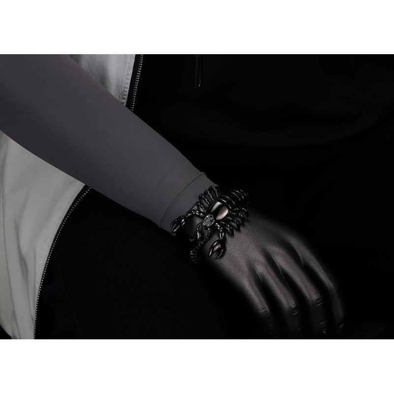 Black Stainless Steel Scorpion Bracelet