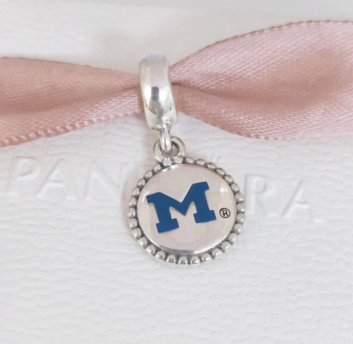 Pandora Michigan State Wolverines College Sports Logo Dangle Charm