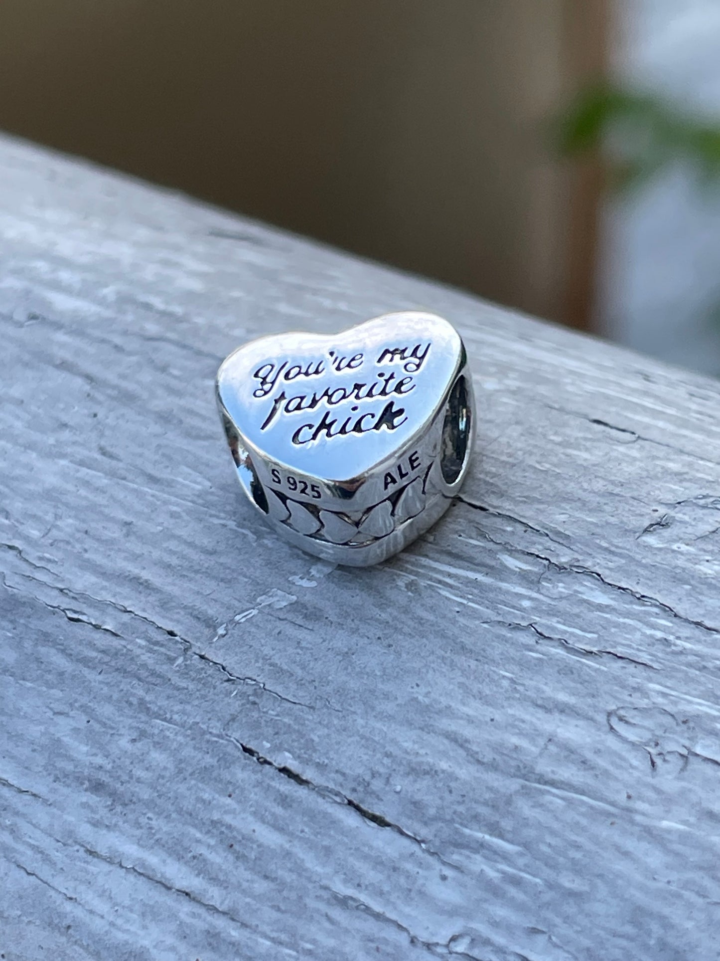 792015_9 Retired Pandora You're My Favorite Chick Charm