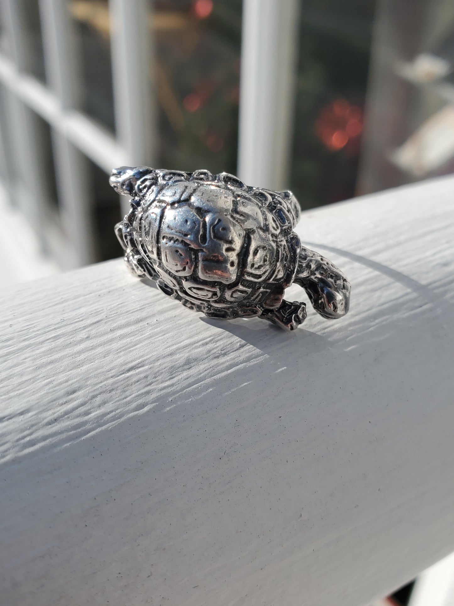 925 Sterling Silver Large Turtle Tortoise 🐢 Ring