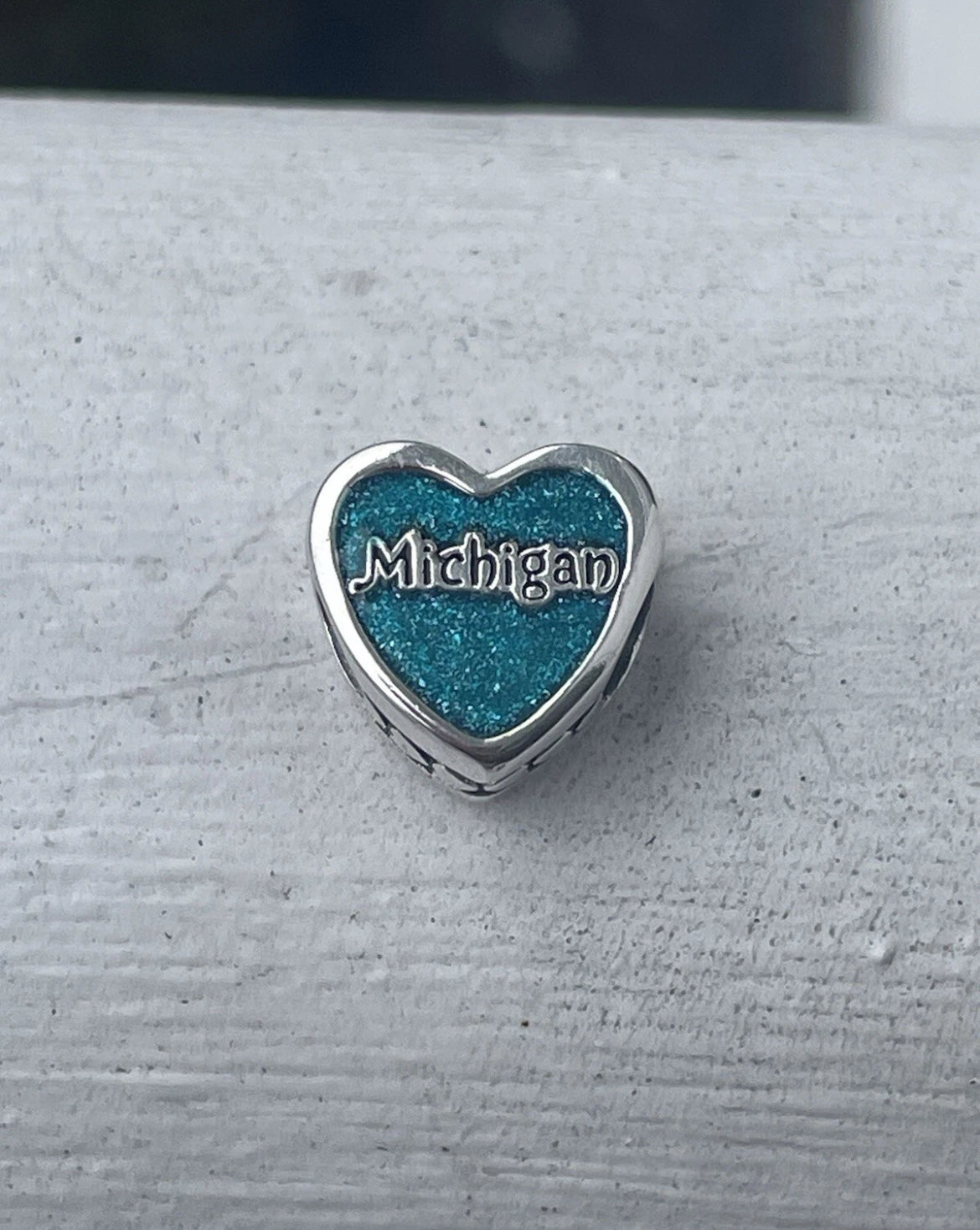 Pandora Michigan State Exclusive Travel Destination Heart Charm