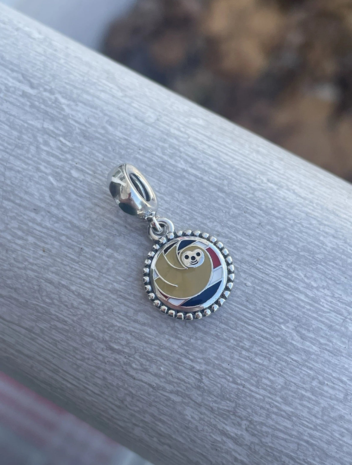 Pandora Costa Rica Country Exclusive Sloth Travel Dangle Charm