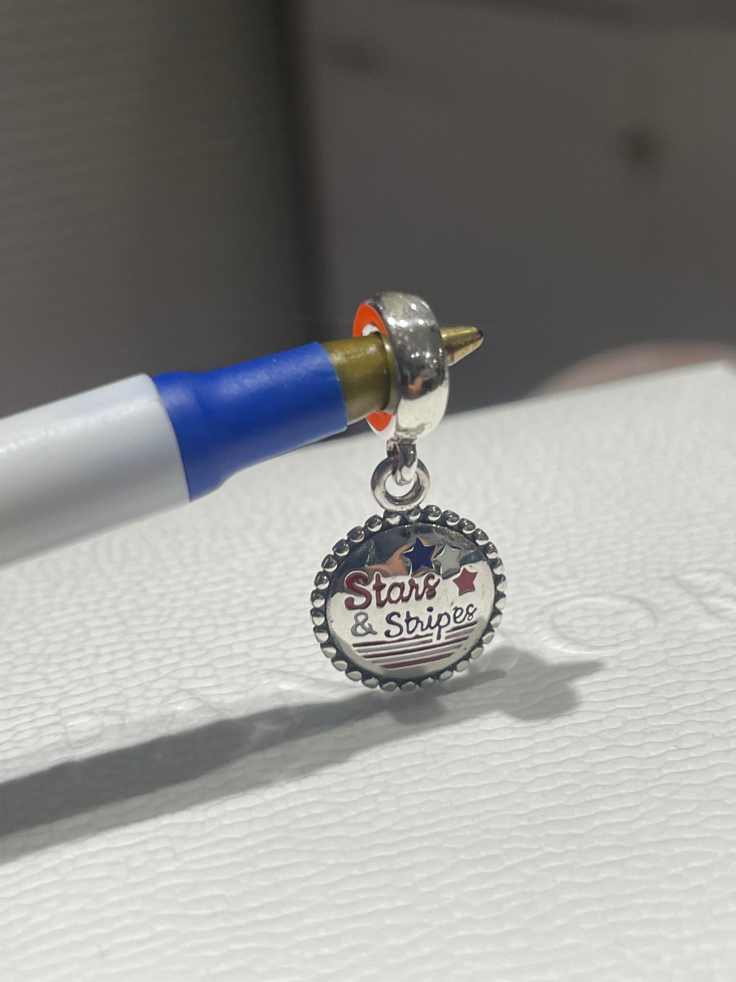 Pandora United States Exclusive Stars & Stripes Dangle Charm