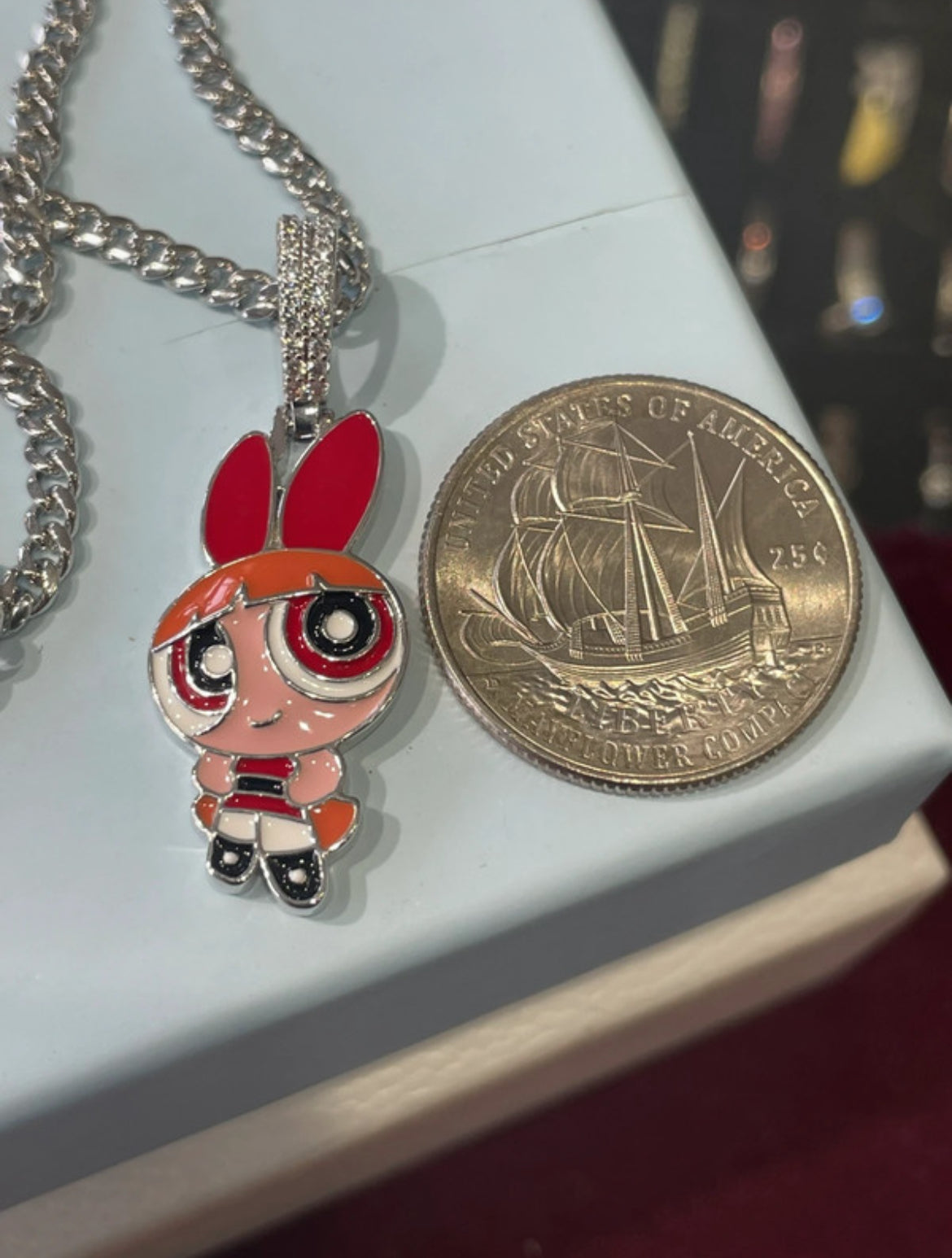 Powerpuff Girls Blossom Character Necklace