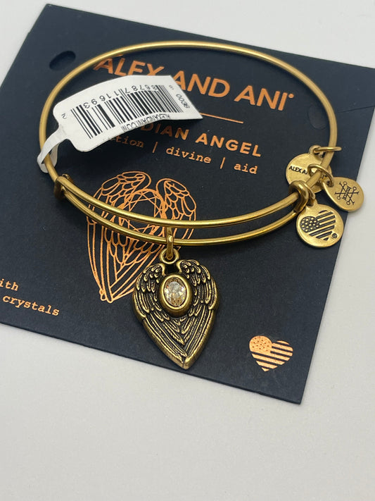 Alex and Ani Gold Color Guardian Angel Bracelet New with Tags