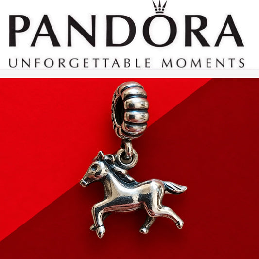 Retired Pandora Wild Spirit Galloping Horse Dangle Charm 791099