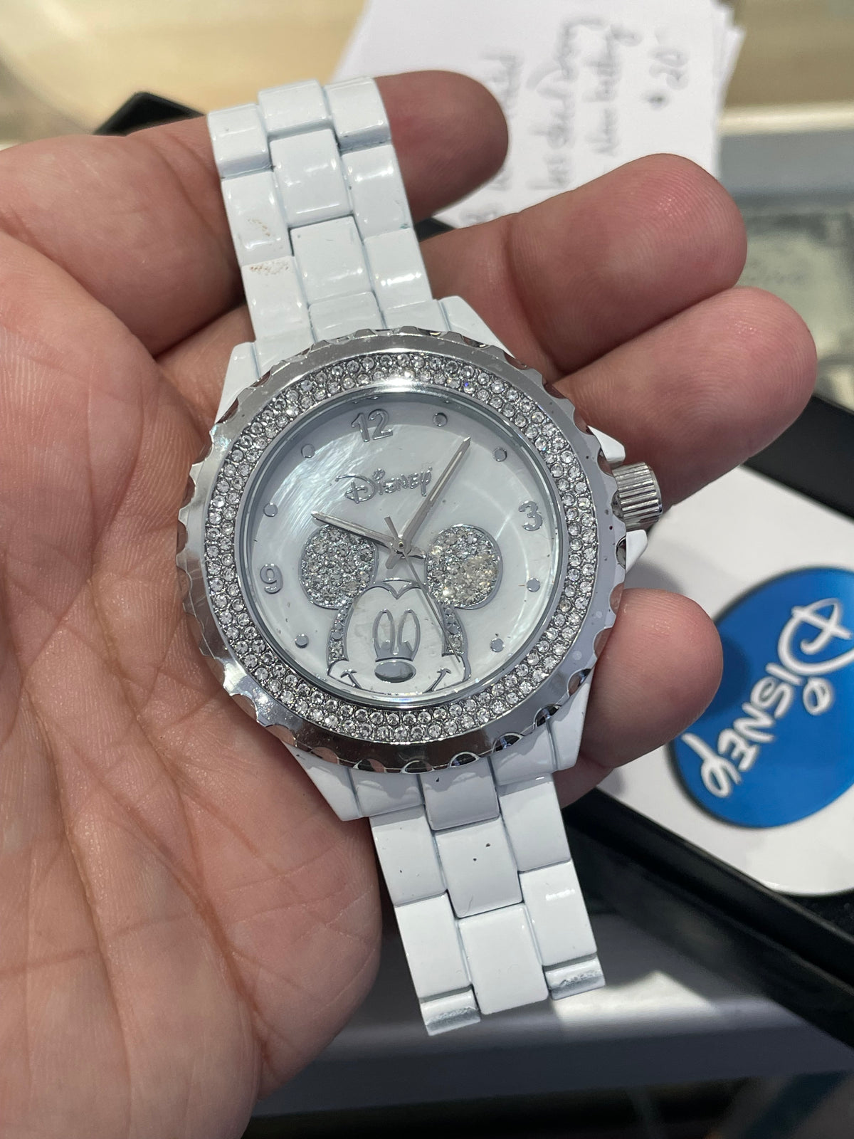 Disney White Stainless Steel Watch