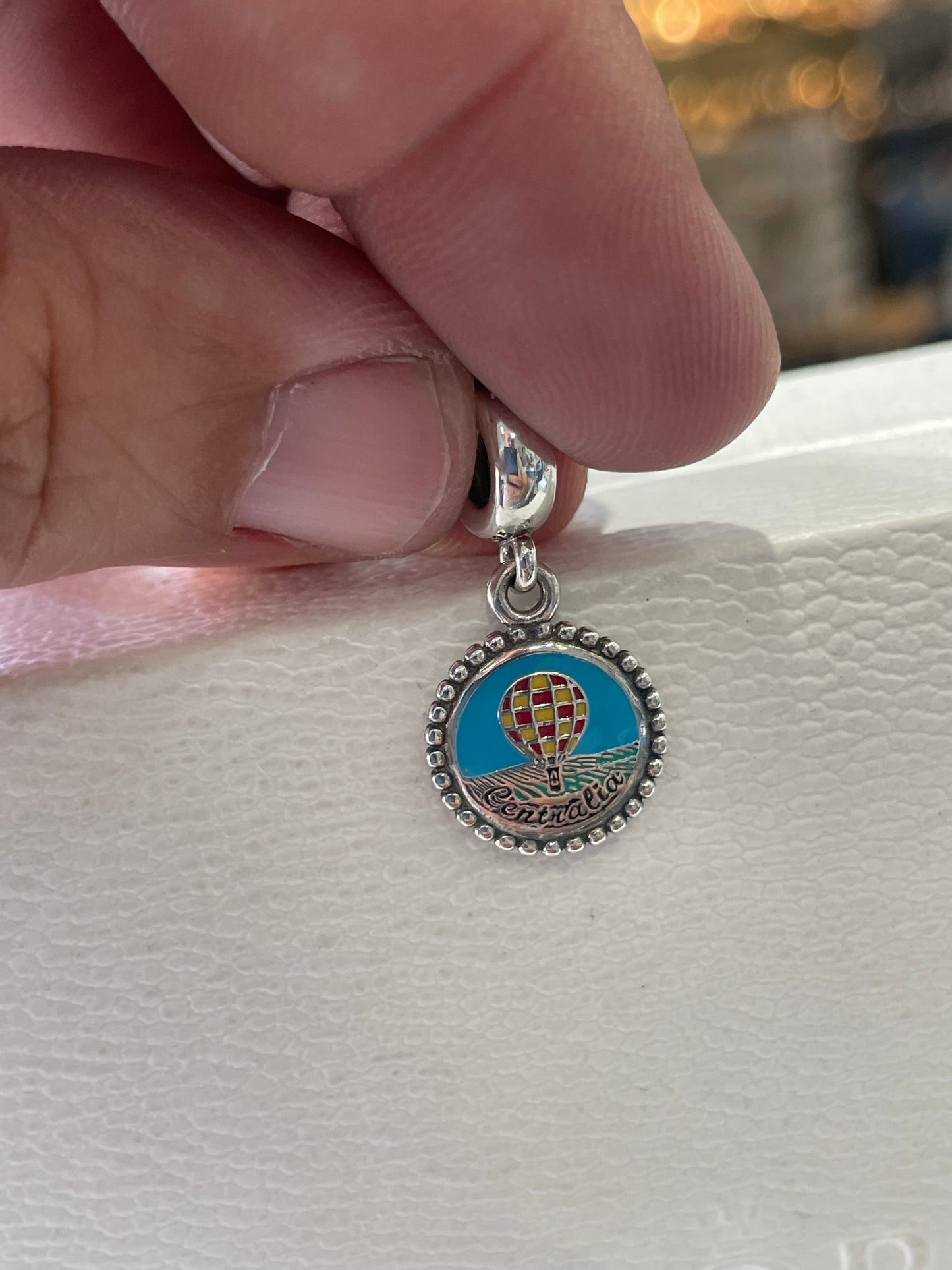 Pandora Centralia Illinois Exclusive Hot Air Balloon Festival Travel Charm