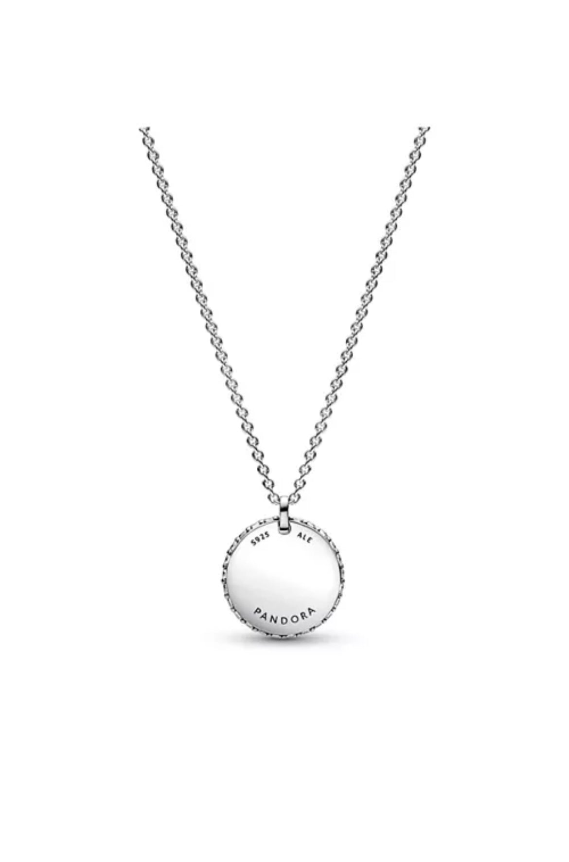 Pandora Timeless Pavé Round Pendant Necklace 392632C01-45