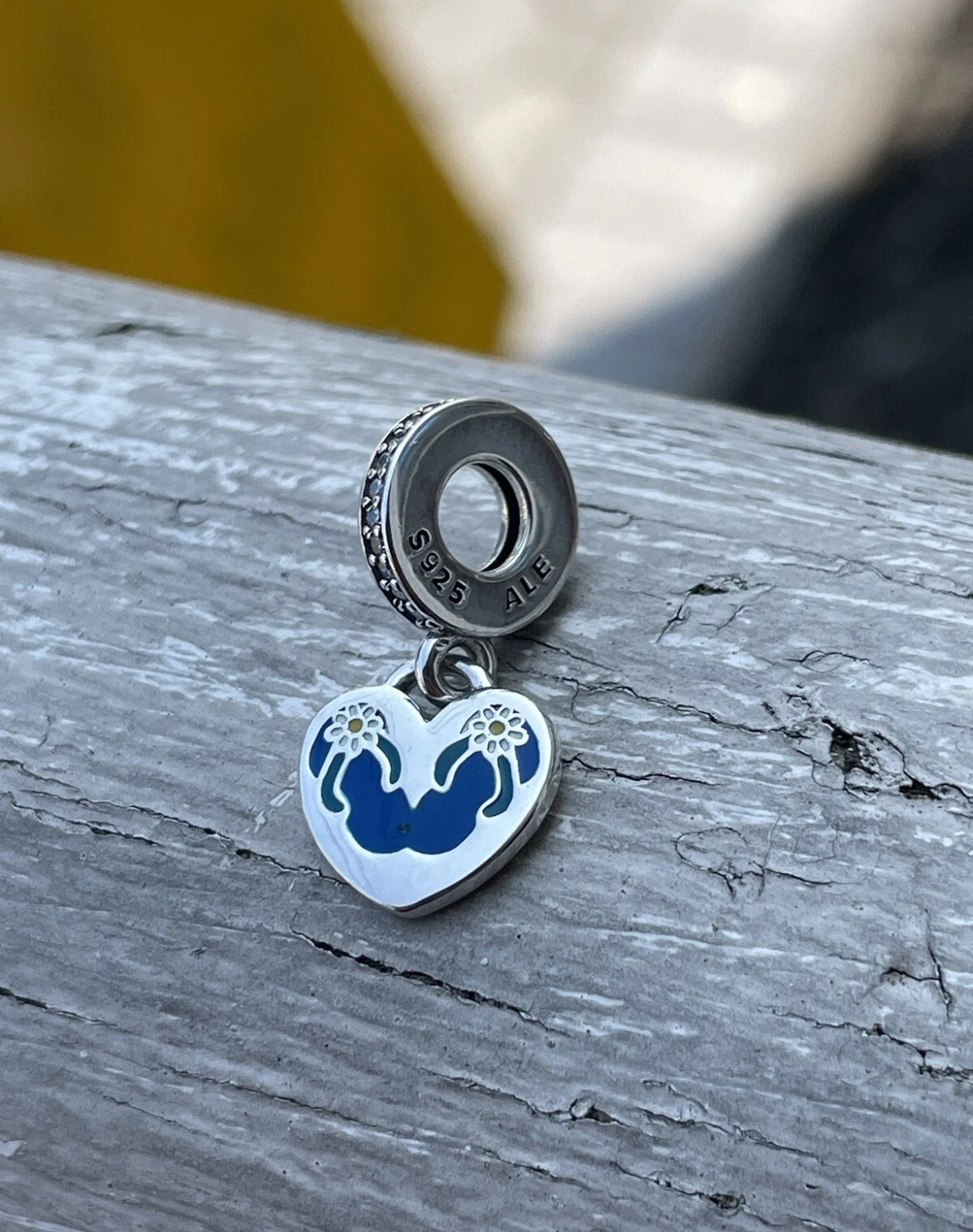 Pandora Myrtle Beach South Carolina State Exclusive Destination Travel Dangle Heart Charm