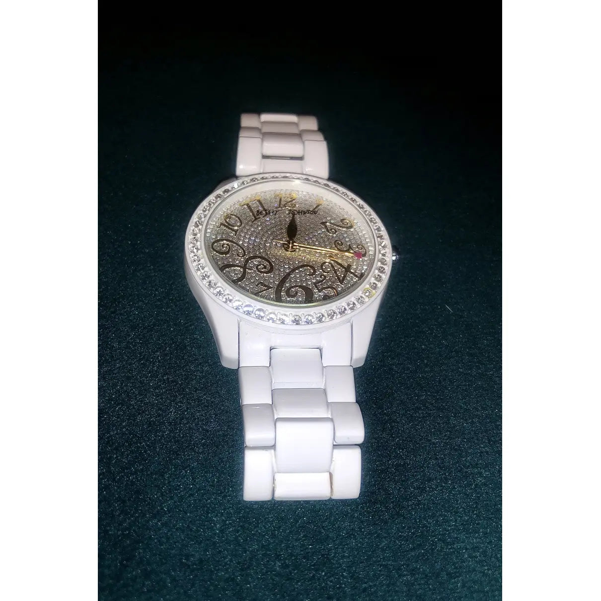Betsy Johnson White Color Stainless Steel Watch
