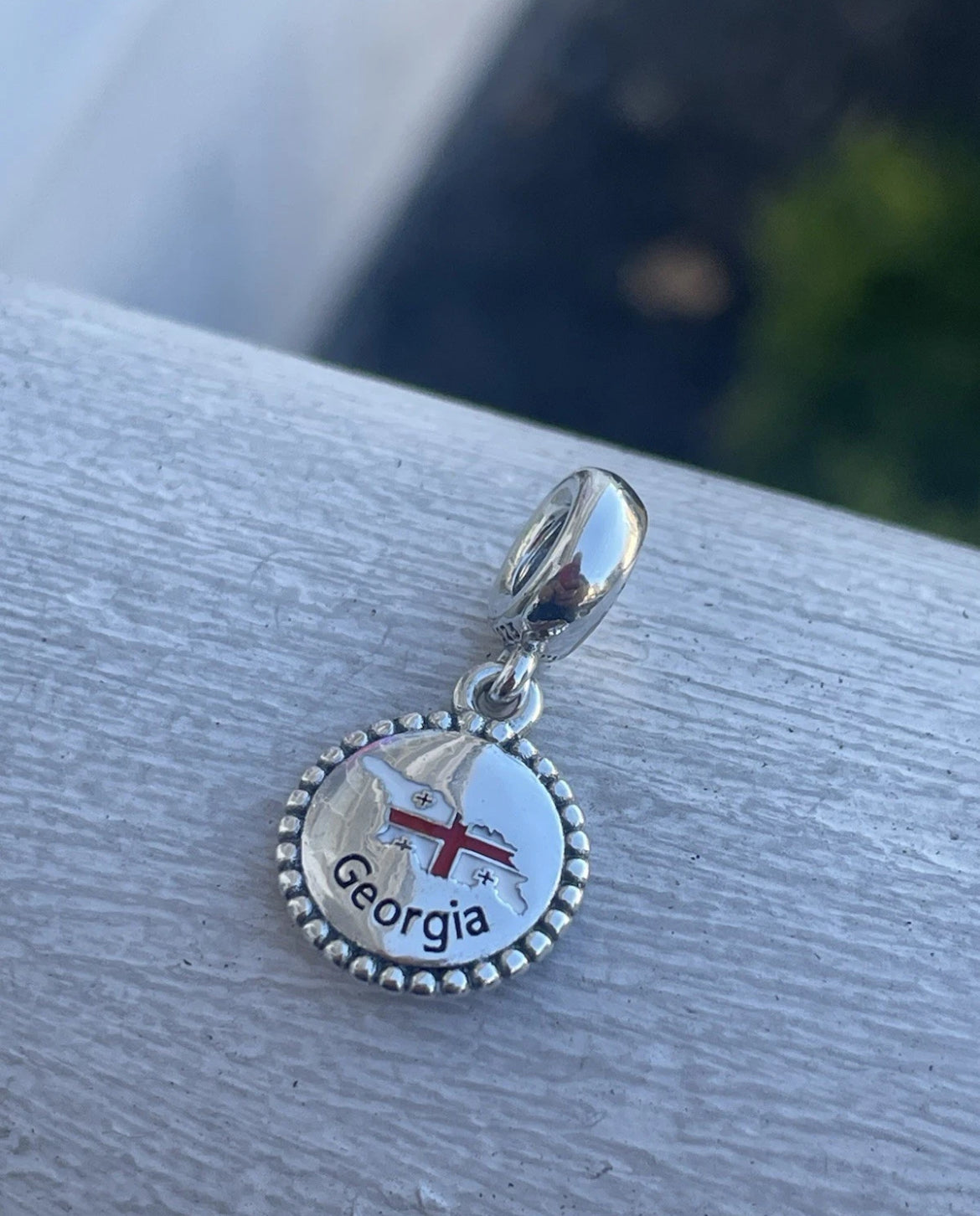 Pandora Country of Georgia Exclusive Destination Map Travel Dangle Charm