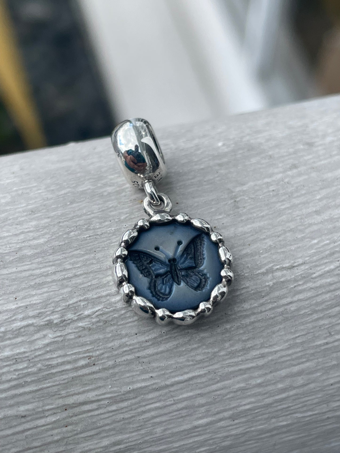 Retired Pandora Butterfly Cameo Charm 790865CAM