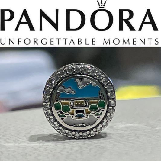 Pandora Hershey Pennsylvania Exclusive Hershey Hotel Round Signet Charm