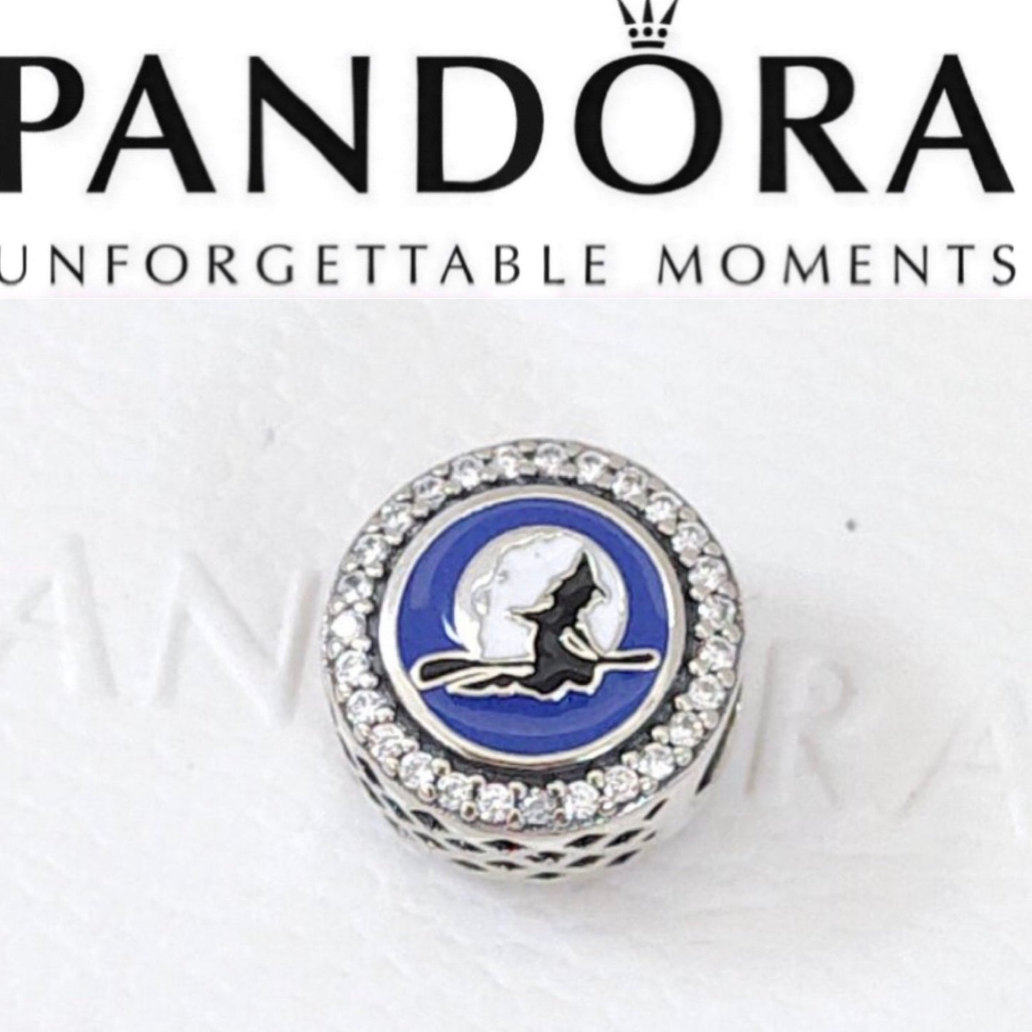 Pandora Salem Massachusetts Exclusive Bewitched Samantha Broomstick Button Charm