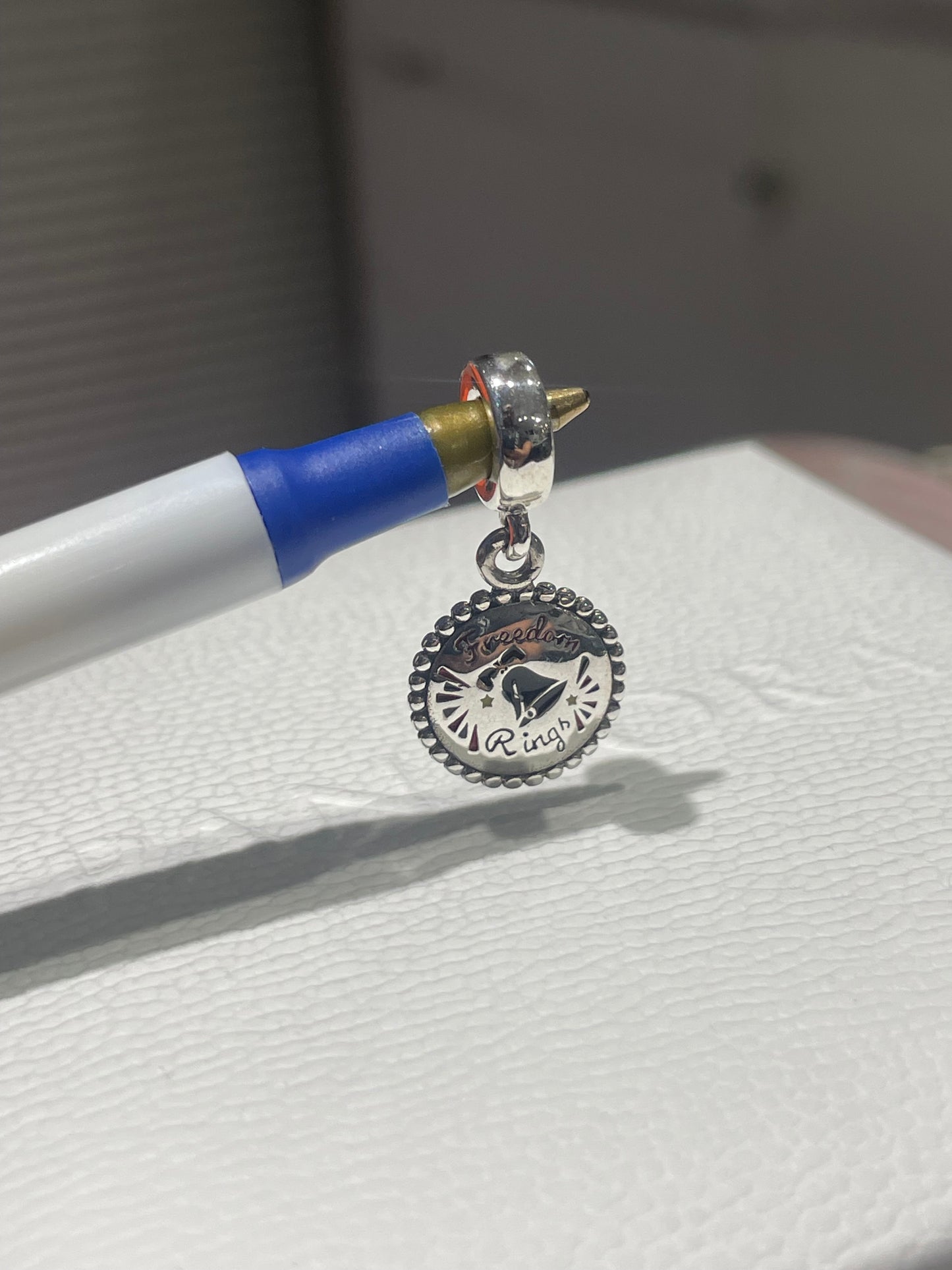 Pandora United States Exclusive Freedom Rings Dangle Moments Charm