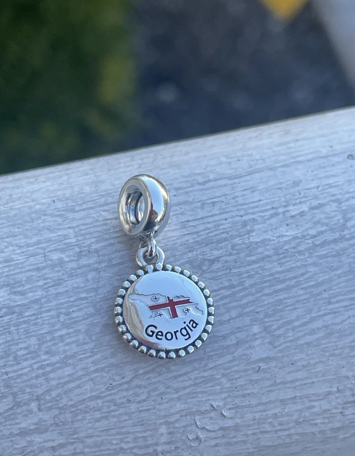 Pandora Country of Georgia Exclusive Destination Map Travel Dangle Charm