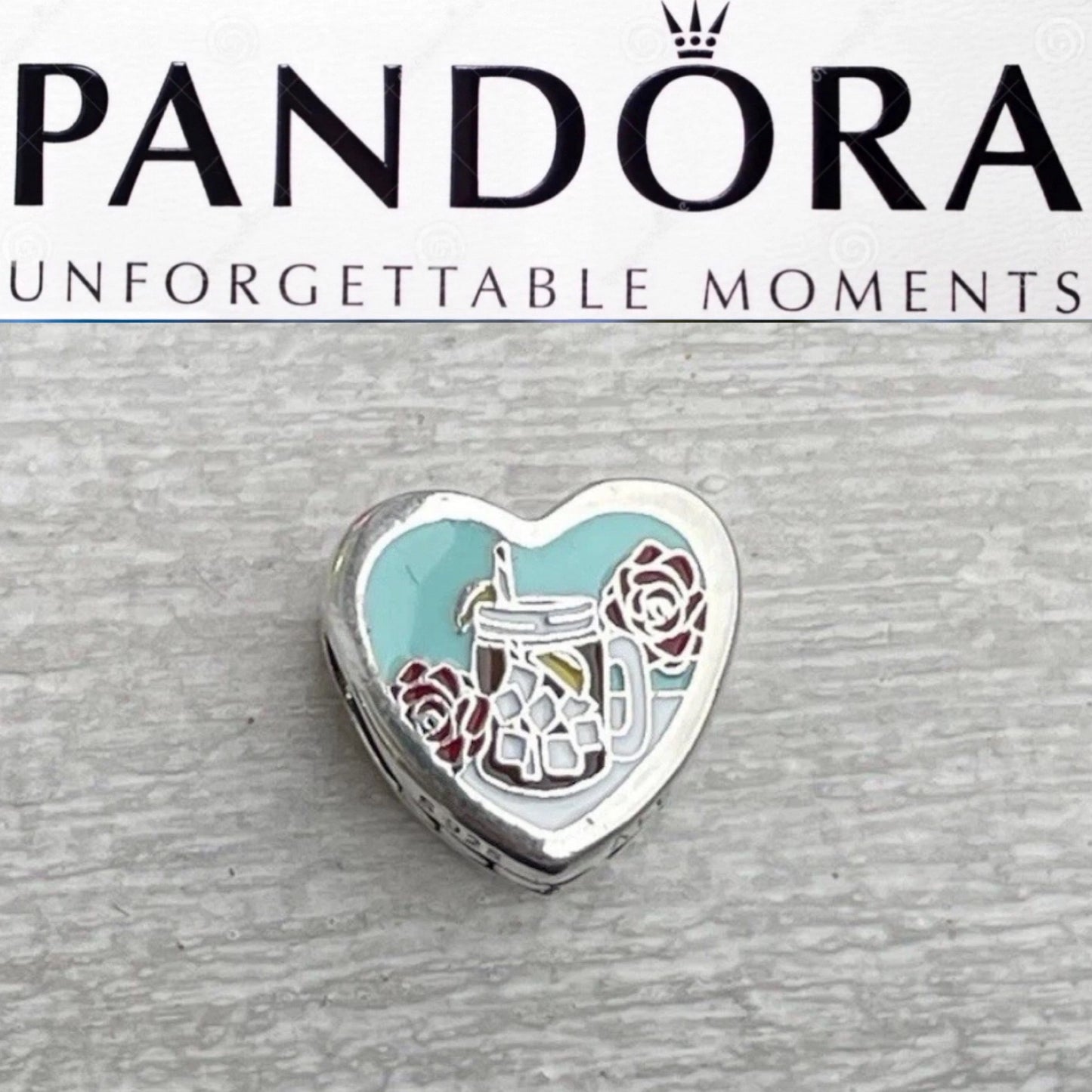 Pandora Sweet Alabama State Online Exclusive Scenic Heart Charm