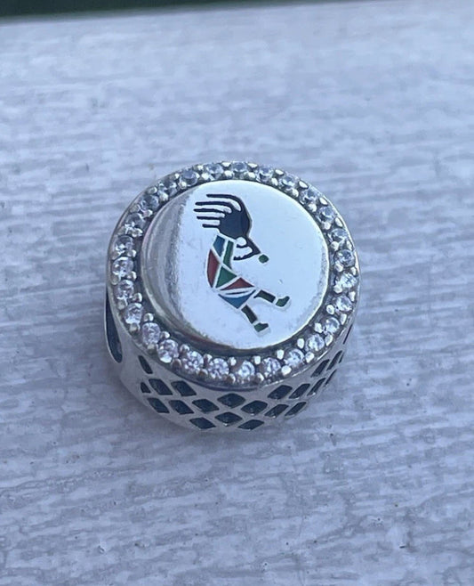 Pandora Santa Fe New Mexico State Exclusive Round Signet Charm