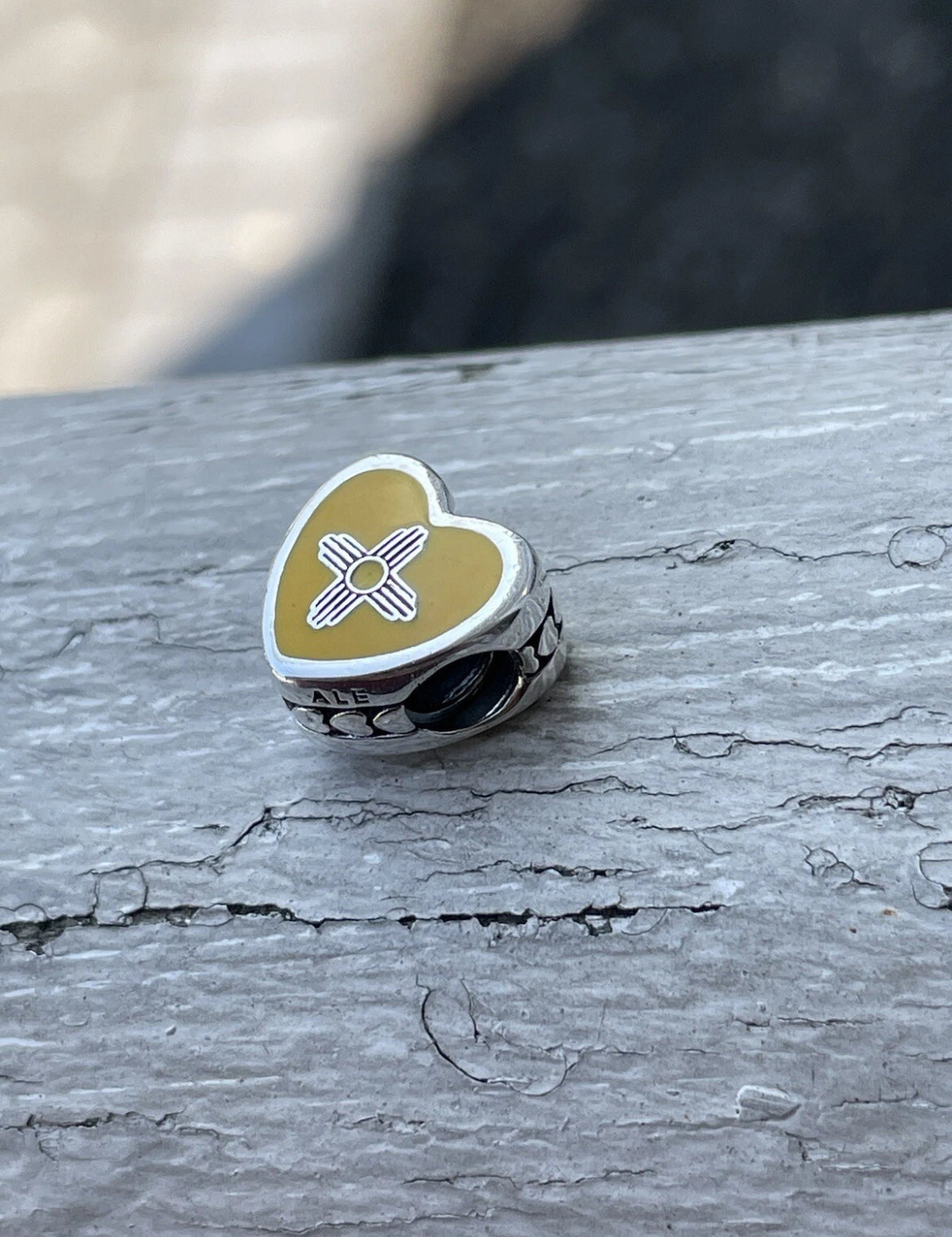 Pandora New Mexico State Flag Exclusive Heart Charm