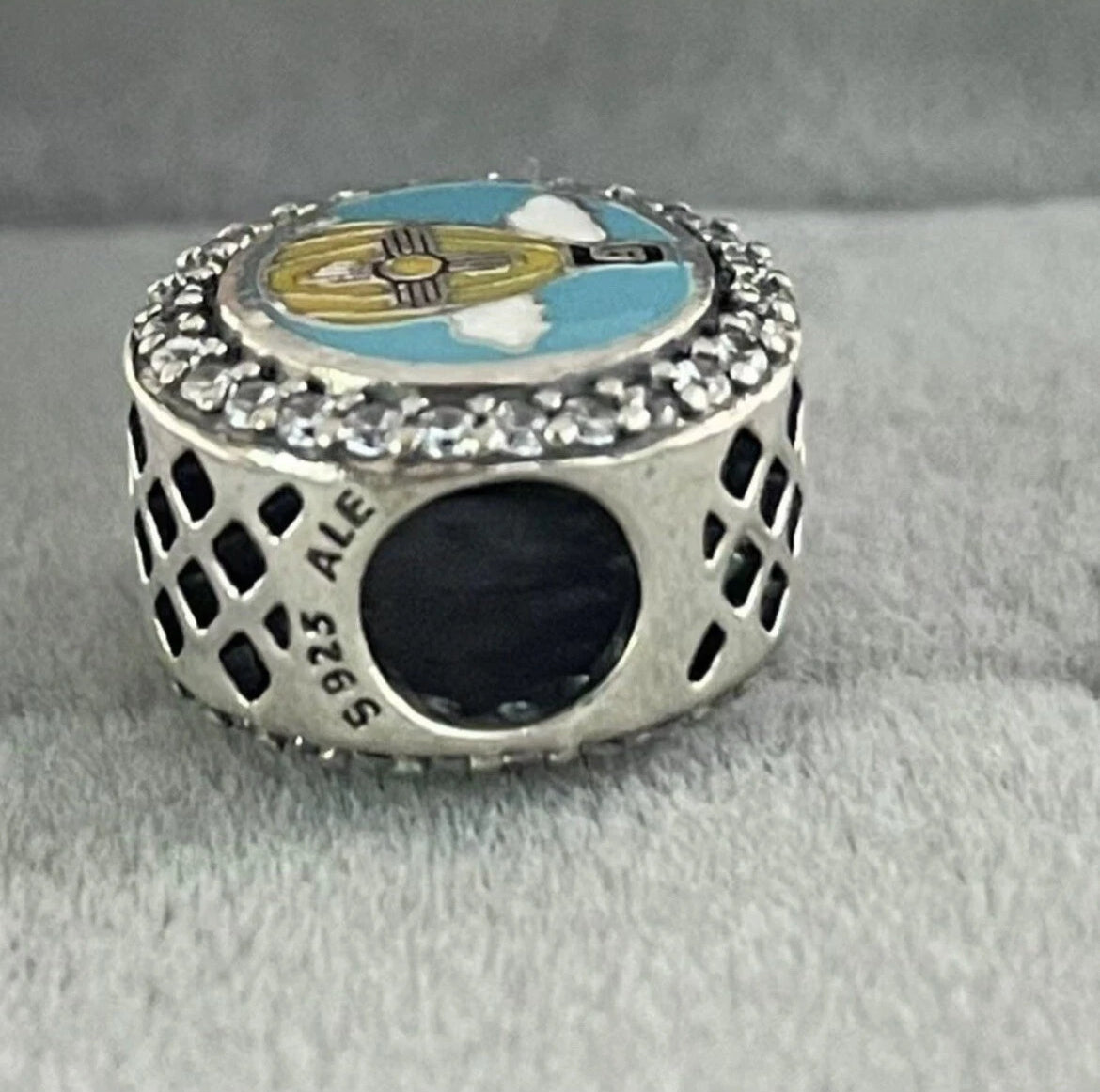 Pandora New Mexico State Exclusive Round Signet Charm