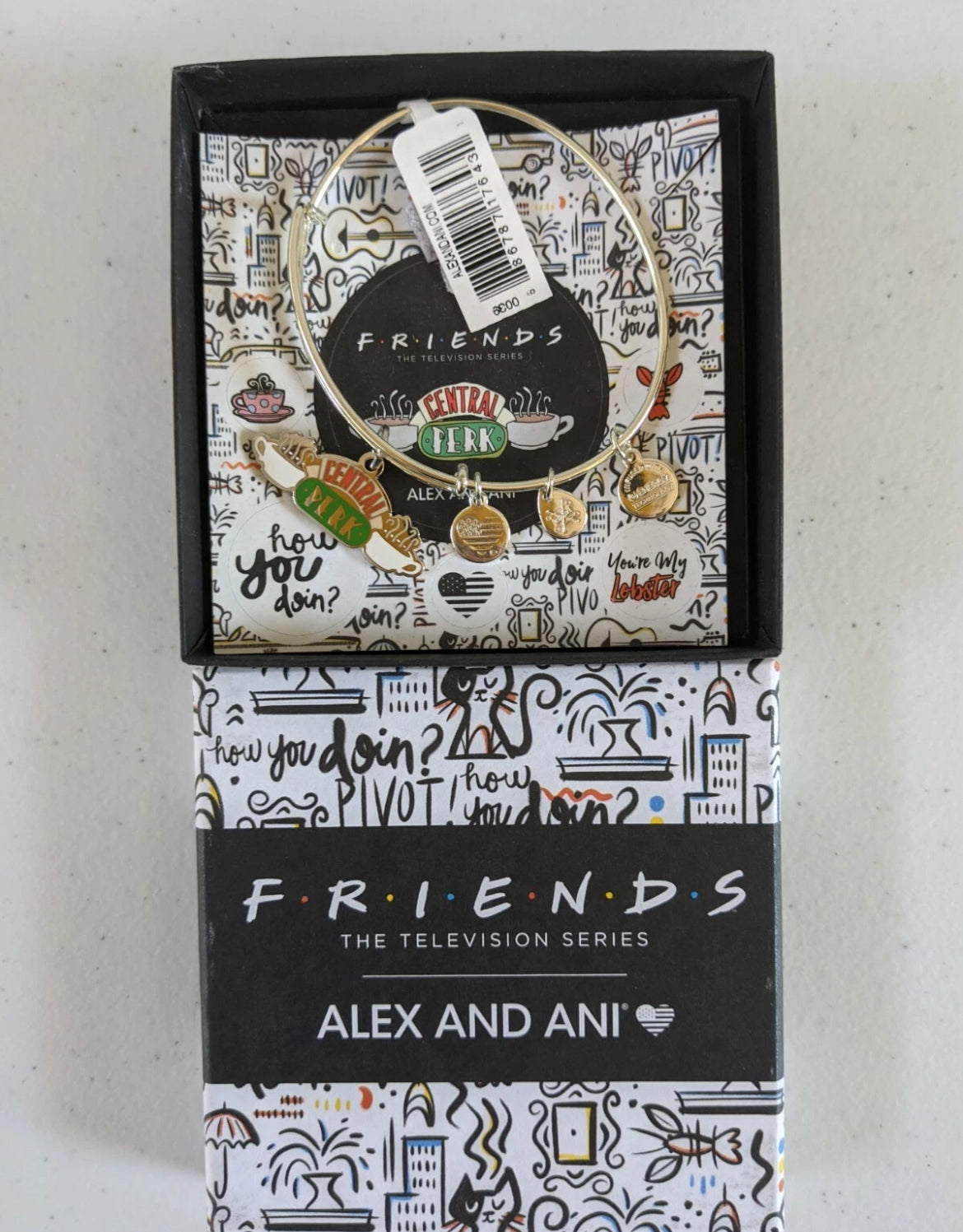 Alex and Ani Friends TV Show Central Perk Logo Bracelet