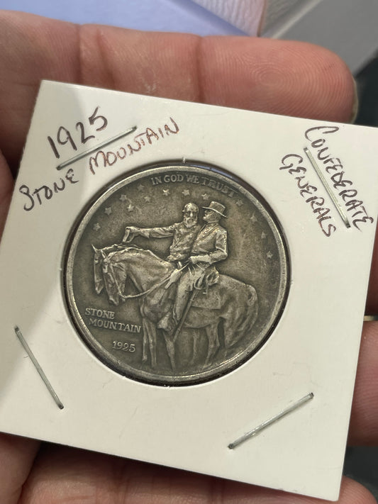 1925 Stone Mountain Confederate Generals Liberty Half Dollar