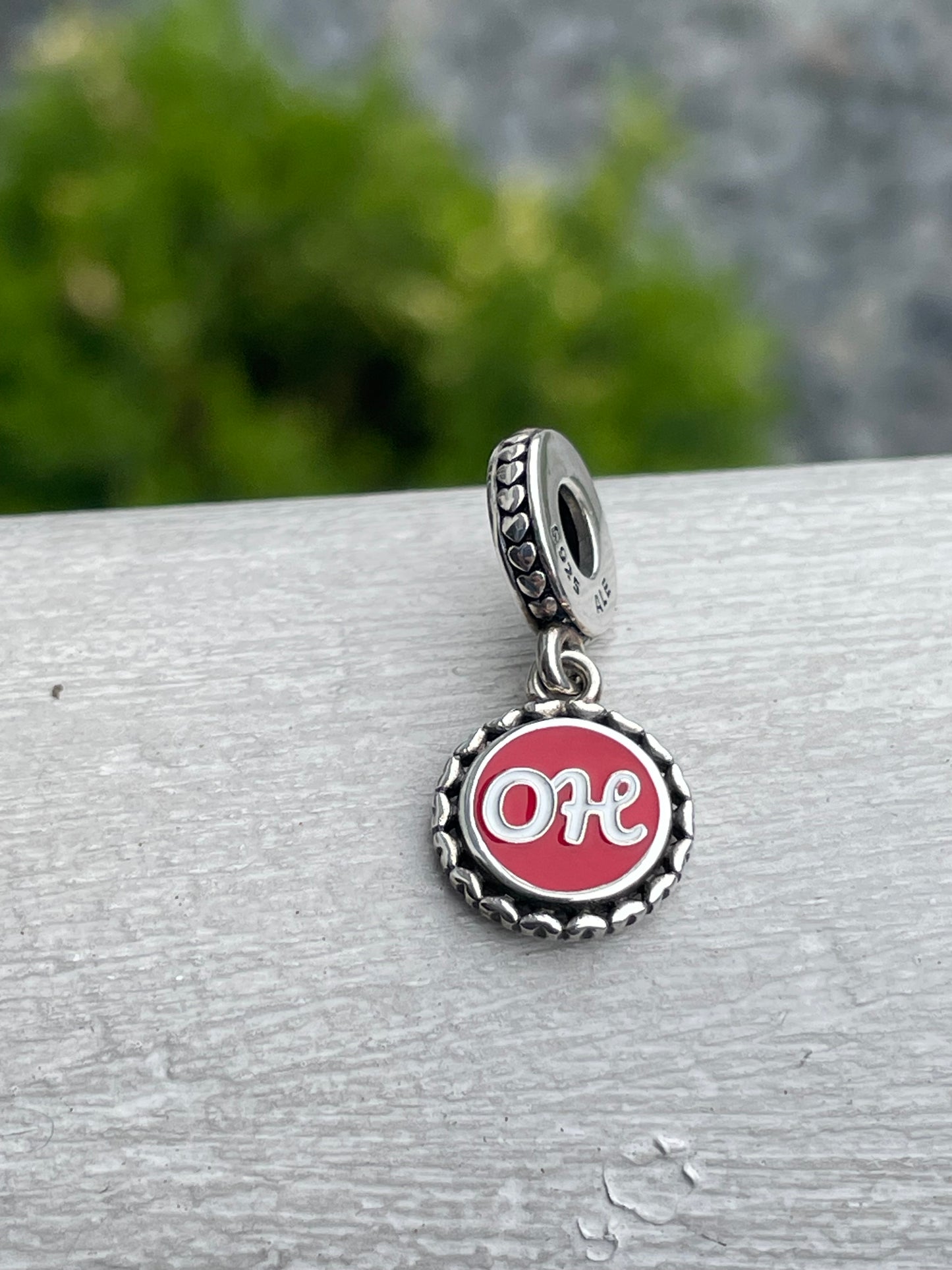 Pandora Ohio State Exclusive Travel Dangle Charm
