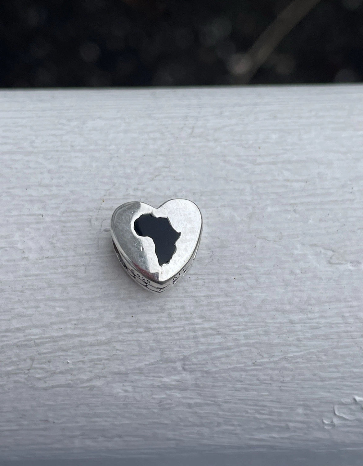 Rare Pandora South Africa Country Exclusive Heart Charm