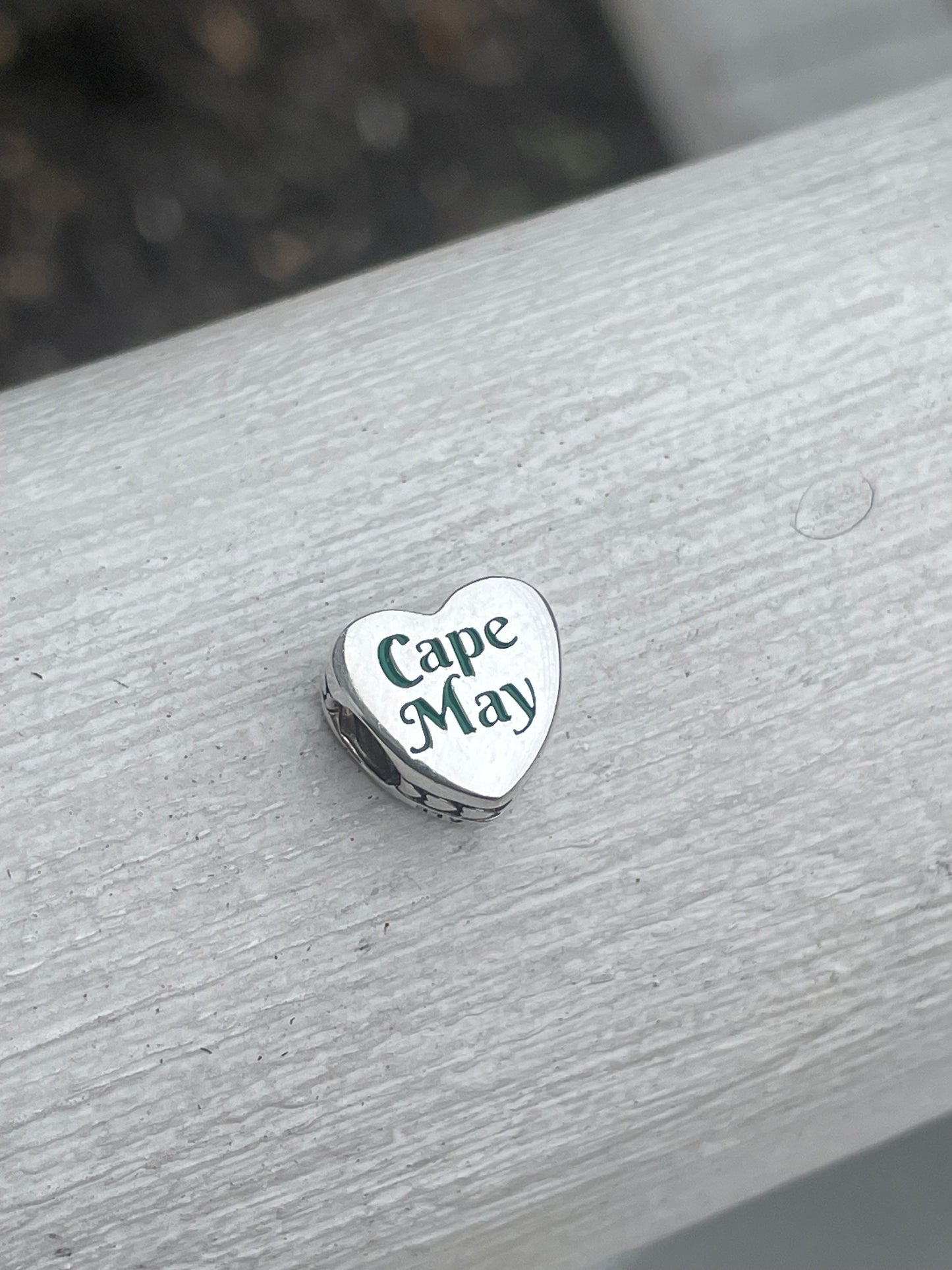 Pandora Cape May New Jersey State Exclusive Travel Beach Heart Charm