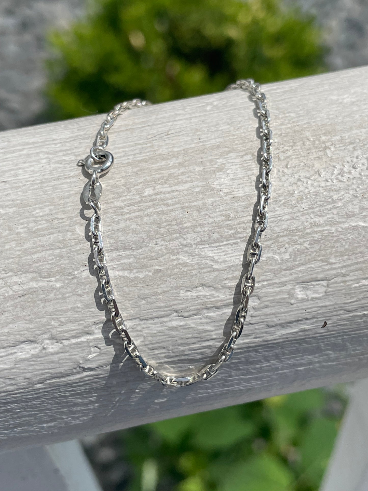 925 Sterling Silver Gucci Link Stack Bracelet 7”