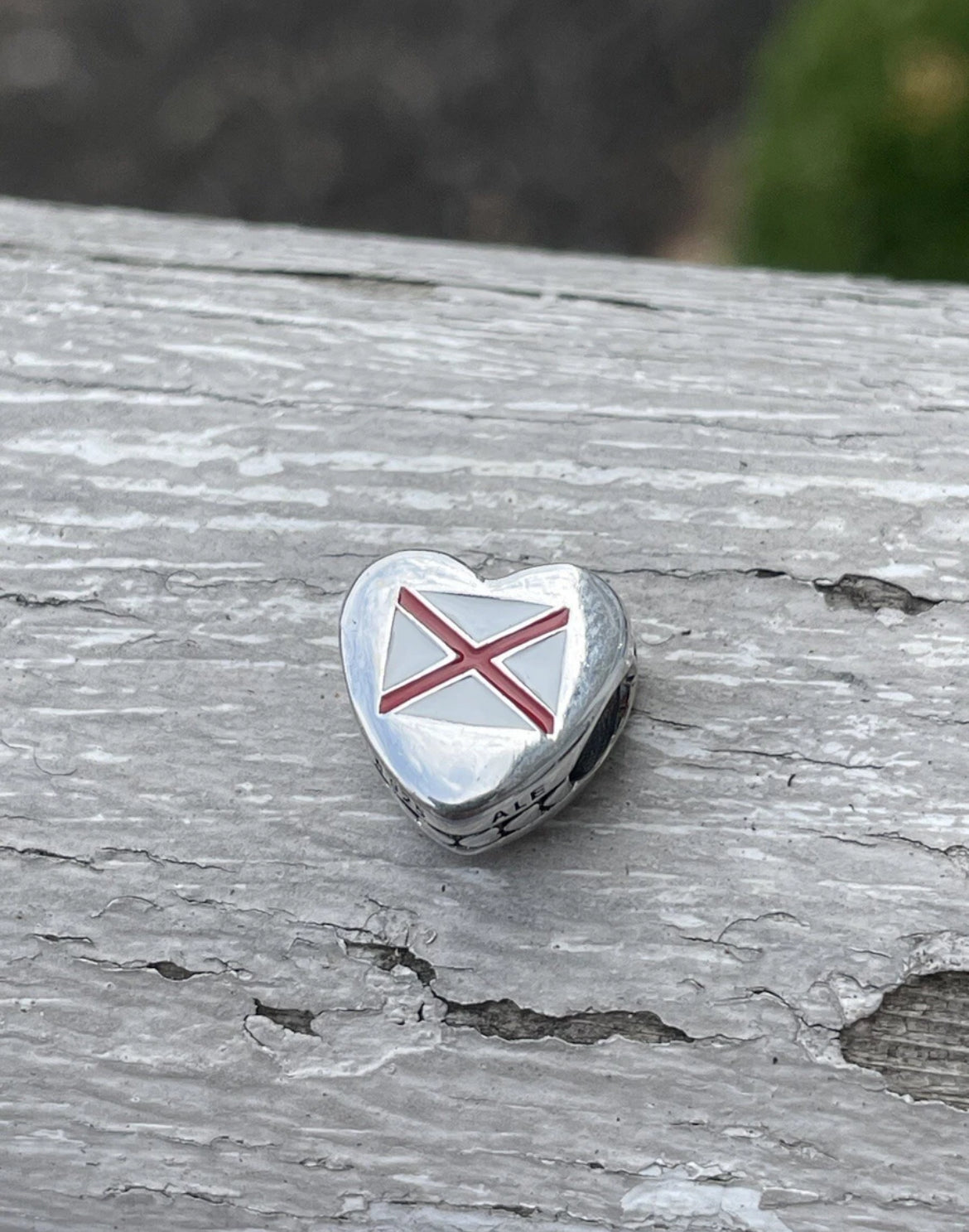 Pandora State Of Alabama Exclusive Heart Flag Destination Travel Vacation Charm